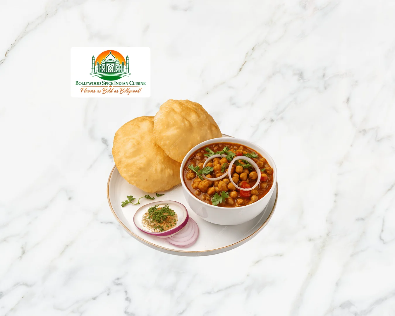 Chole Bhature (2 pcs)